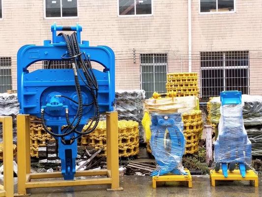 15-40 Tonnen Bagger Hydraulischer Stapel Vibrationshammer für Blechstapel Treiber Vibro Hammer Bagger Anschluss
