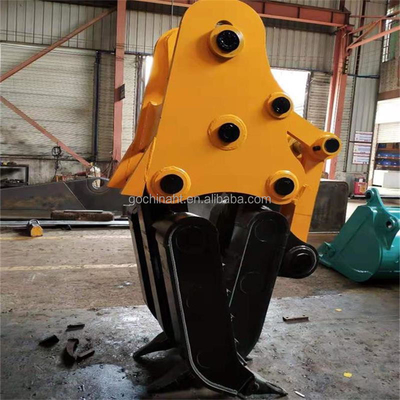 Nicht rotierendes rotierendes System Produkt 9Ton Bagger Manuelle Art Baumstammgreifer kundenspezifischer Kiefer offener Holzgreifer