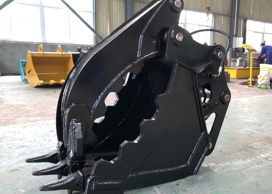 Maßgeschneiderte Größe Bagger Hydraulischer Daumen Eimer für Baumstammgreifen und erschwinglich