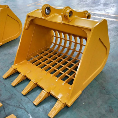 5 Tonnen Bagger geeignet Q355/NM400/HARDOX 450 Skelett Eimer für Mini Bobcat Bagger 0.2M3 Großkapazität Sieb Eimer