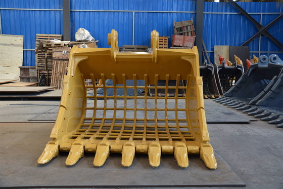 5 Tonnen Bagger geeignet Q355/NM400/HARDOX 450 Skelett Eimer für Mini Bobcat Bagger 0.2M3 Großkapazität Sieb Eimer