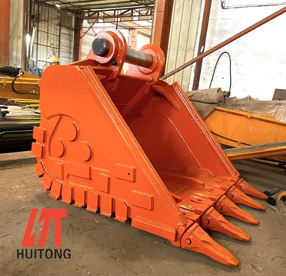HUITONG Custom Digger HD Eimer Schwerlast Eimer Bagger verstärkter Felsbecher für CAT320 EX120