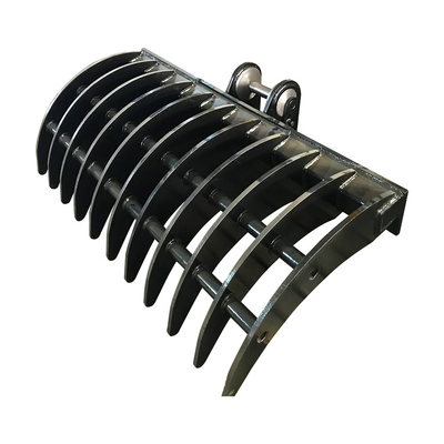 Exkavator Rake Soil Digger 3T Mini Exkavator kundenspezifischer Exkavator Wurzel Rake Befestigung Fabrik gemacht heiß verkaufen