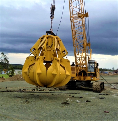 Hydraulische Orange Peel Grapple Neue Baggeranlage Kran-Grab-Eimer für 5-40 Tonnen Digger