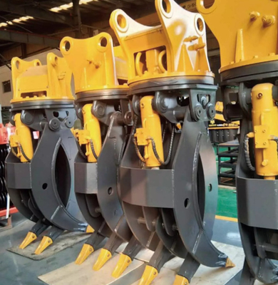 Q355B/NM400/HARDOX450 Bagger 360Rotation Hydraulischer Baumstammgreifer für 9 Tonnen CAT310 Hocheffizienzholzgreifer