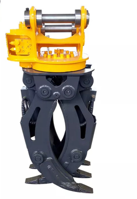 Q355B/NM400/HARDOX450 Bagger 360Rotation Hydraulischer Baumstammgreifer für 9 Tonnen CAT310 Hocheffizienzholzgreifer
