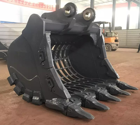 Großkapazitätsbagger Sieb Eimer kundenspezifisch 45Ton Bagger Skeleton Reinigung Eimer Fabrik Direktverkauf