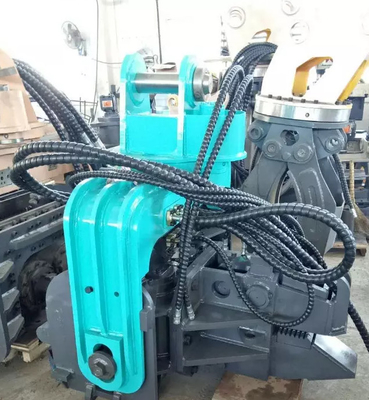 30 Tonnen Bagger Baumaschinen Anschluss Hydraulischer Vibrationshammer mit 2,5 M Vizearm und Q355/NM400/HARDOX450