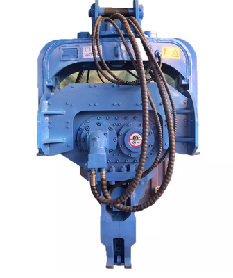 25 Tonnen Exkavator Baumaschinenbefestigung Vibro Piling Hammer mit 2,5 M Vize Arm für Exkavator Hochleistungs Hot Sale Produkt