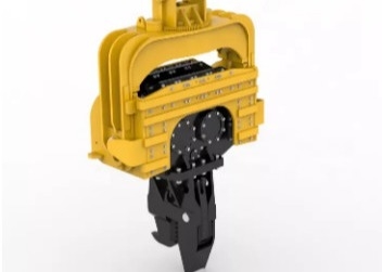 25 Tonnen Exkavator Baumaschinenbefestigung Vibro Piling Hammer mit 2,5 M Vize Arm für Exkavator Hochleistungs Hot Sale Produkt