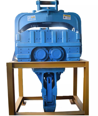 25 Tonnen Exkavator Baumaschinenbefestigung Vibro Piling Hammer mit 2,5 M Vize Arm für Exkavator Hochleistungs Hot Sale Produkt