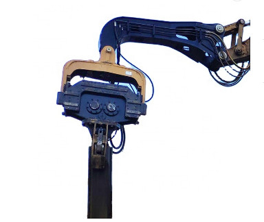 15 Tonnen Bagger Hydraulischer Pfahlhammer mit Schlagarm Bagger Anschlüsse Pfahlfahrer für Baumaschinen Anschluss