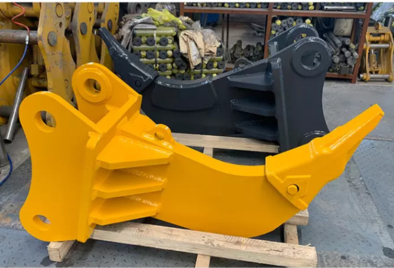 Kraftvolle Gelbe Bagger Stump Ripper Aussergewöhnliche Festigkeit Graben Werkzeug für Baumwurzel Extraktion
