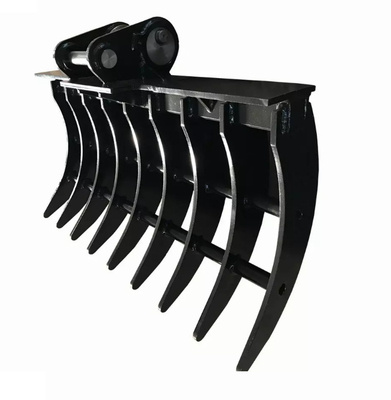 HUITONG Mini Bagger Ripper Graben Rake Befestigung Land Clearing Rake Eimer