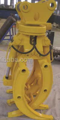 Q355B/NM400/HARDOX450 Bagger 360Rotation Hydraulischer Baumstammgreifer für 9 Tonnen CAT310 Hocheffizienzholzgreifer