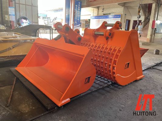 Hydraulischer Tilt Bucket 6-10T Bagger 0,3m3 SK60 EX60 zur Grabenreinigung und Bodennivellierung