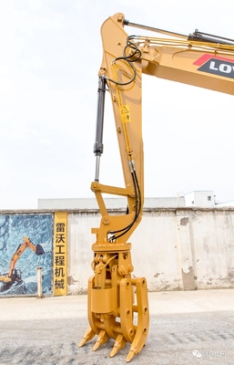6 Tonnen Bagger Manuelle Art Baumstammgreifer kundenspezifisches hocheffizientes Holzgreiferprodukt Nicht drehend