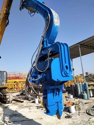 15 Tonnen Bagger Hydraulischer Pfahlhammer mit Schlagarm Bagger Anschlüsse Pfahlfahrer für Baumaschinen Anschluss