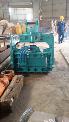 15 Tonnen Bagger Hydraulischer Pfahlhammer mit Schlagarm Bagger Anschlüsse Pfahlfahrer für Baumaschinen Anschluss
