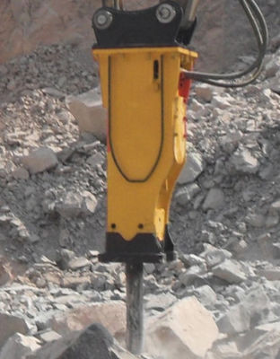 OEM verfügbar Top-Typ Hydraulic Hammer für 6-8 Tonnen Bagger PC60 Straßenreparatur & Fundament Ausgrabung
