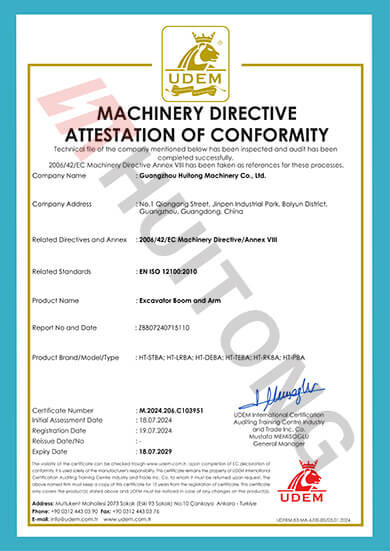 CHINA Guangzhou Huitong Machinery Co., Ltd. zertifizierungen