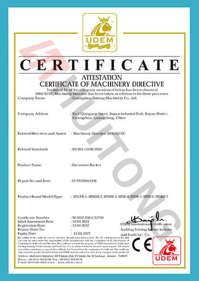 CHINA Guangzhou Huitong Machinery Co., Ltd. zertifizierungen