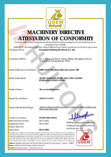 CHINA Guangzhou Huitong Machinery Co., Ltd. zertifizierungen